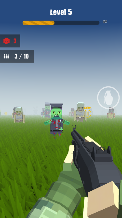 方块人射击僵尸(Blocky Gun warfare) 截图2