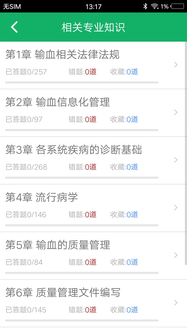 输血技术题库app 截图3