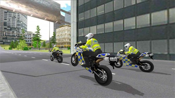 警察摩托车模拟器3d 截图4