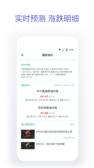 今日油价app 截图2