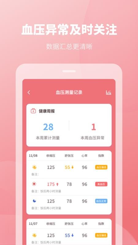 血压记录本 截图4