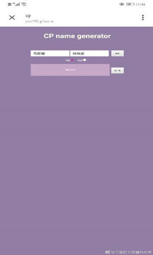 CP取名器在线 截图1