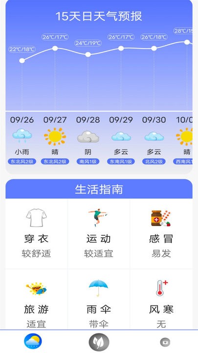 天气预报实时通app 截图2