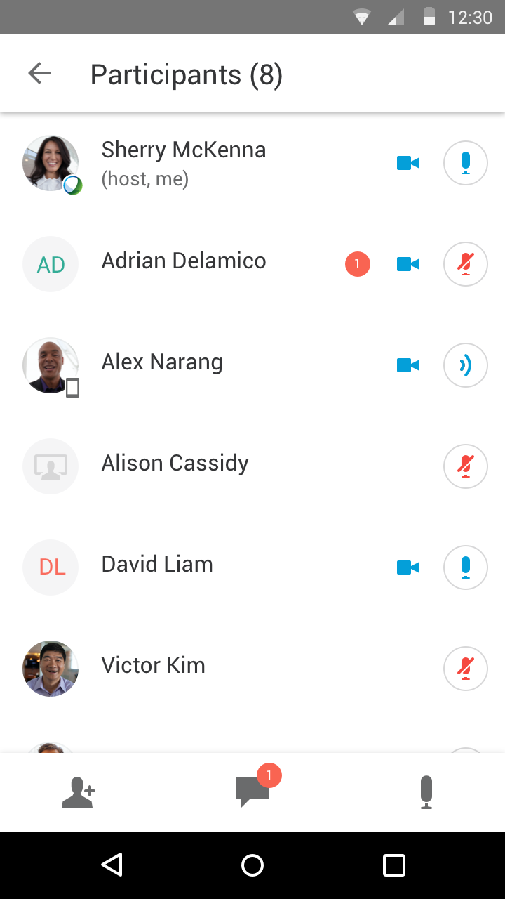 Cisco Webex Meetings app