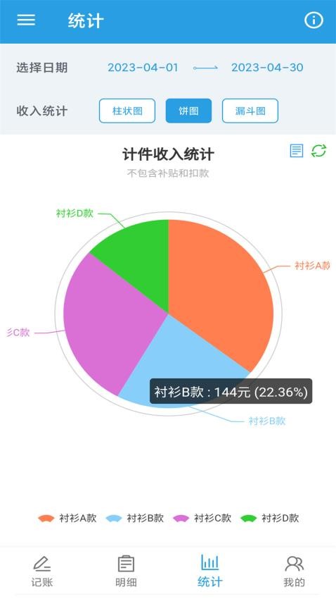 计件工资助手最新版 截图1