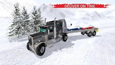 冬季雪卡车3D 截图4