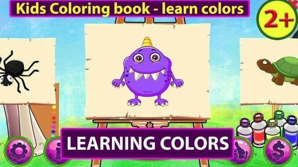 图画书色彩Kids Coloring book - learn colors 1