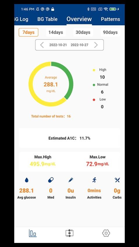 血糖健康管理App 截图5