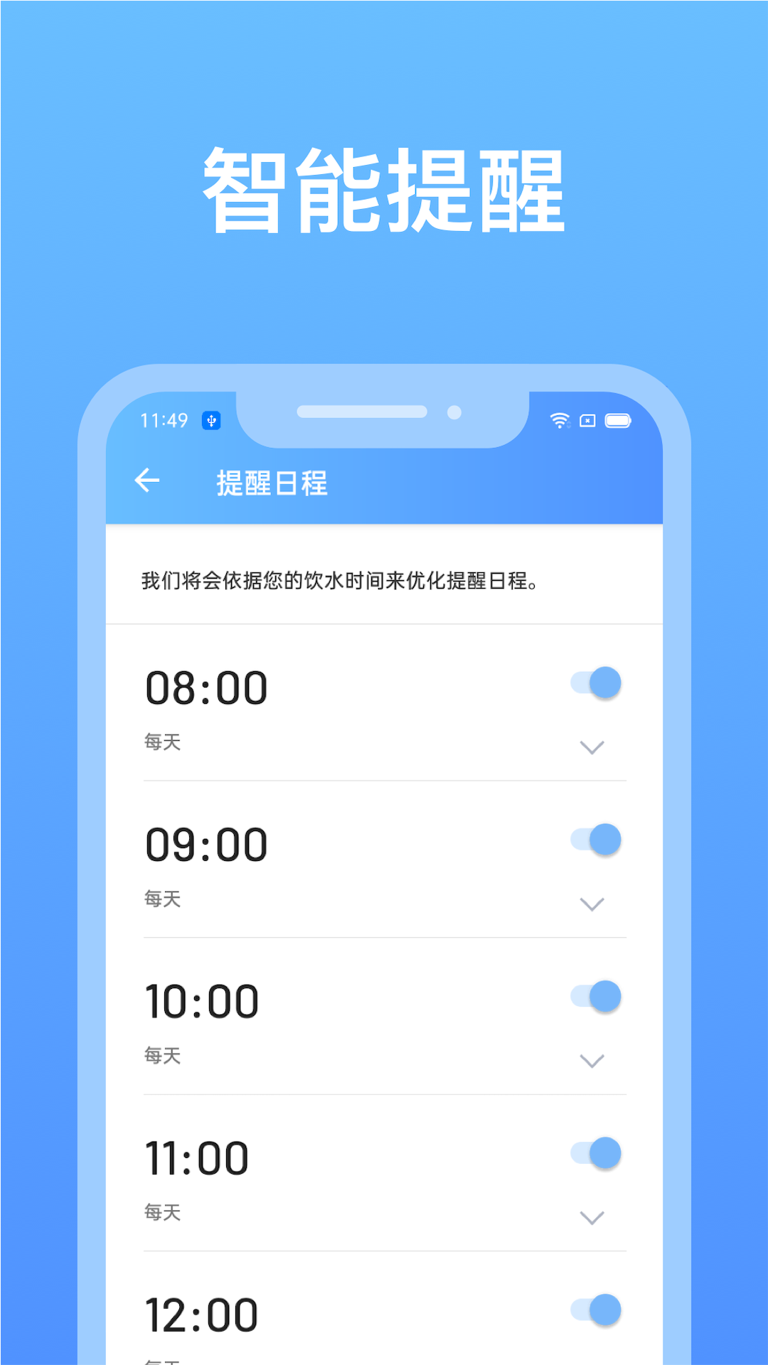 喝水小助手app 截图2