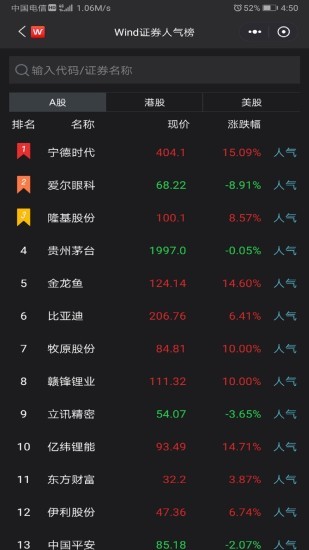 wind金融终端手机版 截图1