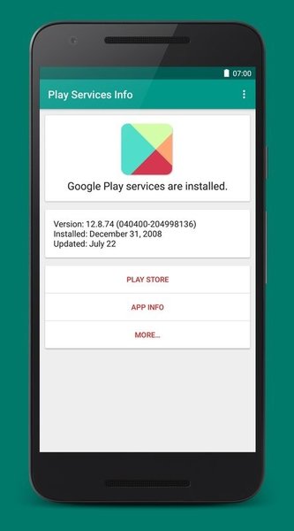 play services info 截图2