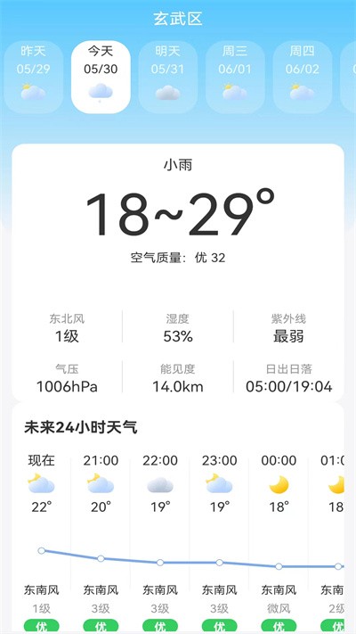 鸿运天气预报软件 截图3