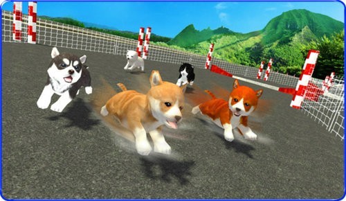 小狗跑酷比赛模拟器 截图1