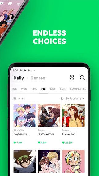 Webtoon中文版app