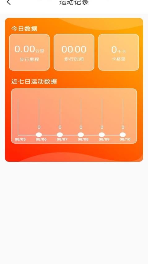 雨滴计步app 截图2