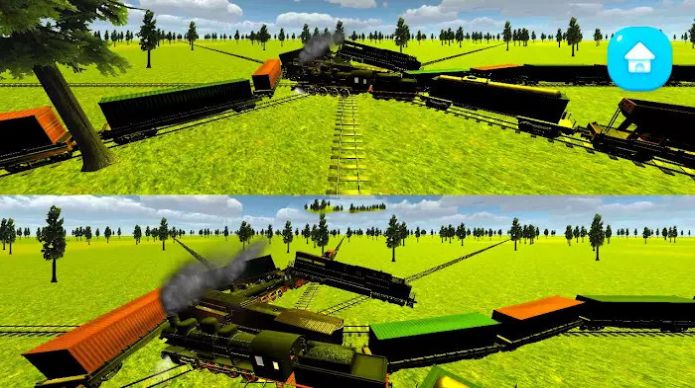火车碰撞铁路模拟 截图1