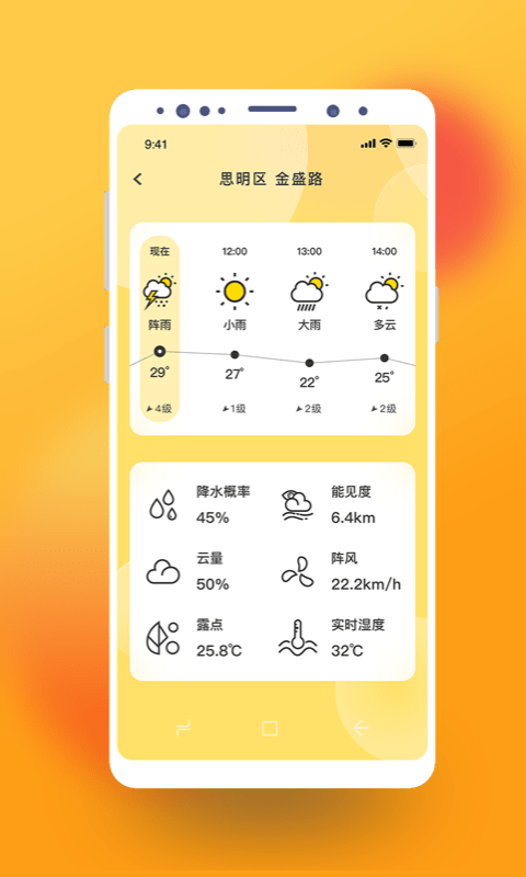 极简桌面天气app 截图2