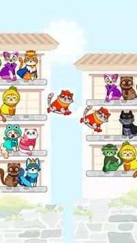 猫颜色分类拼图(Cat Color Sort Puzzle) 截图3