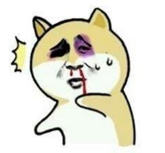 贱土狗挨揍表情包介绍: