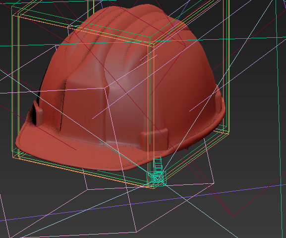 3d生活中的安全帽模型材质下载
