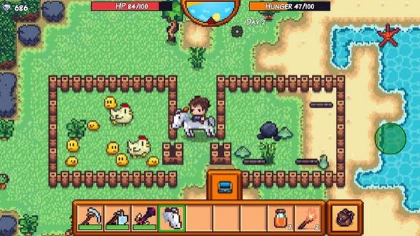 像素生存3手游下载(在一座荒岛上生存下去) v9.9 安卓版 - 数码资源网