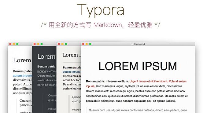 markdown编辑器下载|Typora中文版下载(支持w