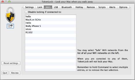 TokenLock for Mac下载(热键锁定解锁器) v4.6.