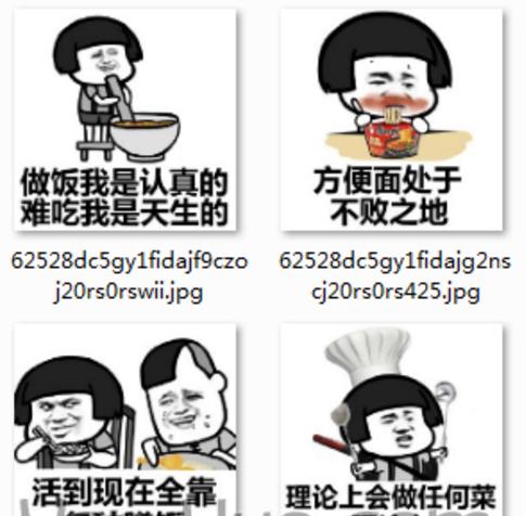 做饭我是认真的难吃我是天生的等搞笑表情,有喜欢的朋友快来下载体验