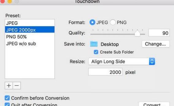 TouchDown Mac版下载(图片格式转换工具) v1