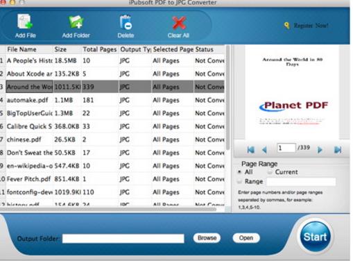 iPubsoft PDF to JPG Converter for Mac下载(pd