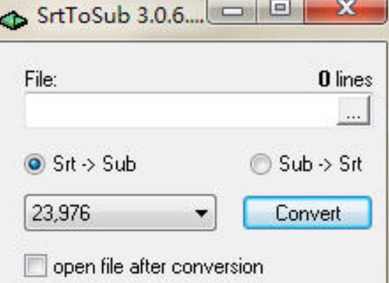字幕文件转换器正式版下载(ass转srt格式字幕转