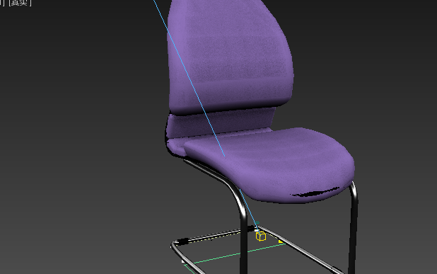 3Dmax紫色办公椅模型材质下载