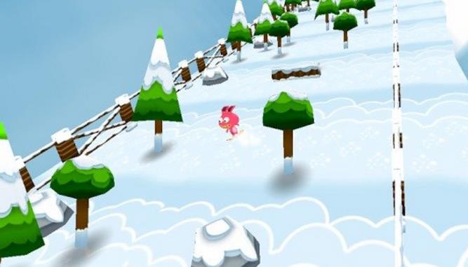 滑雪达兔最新安卓版下载(非常虐心的一款游戏