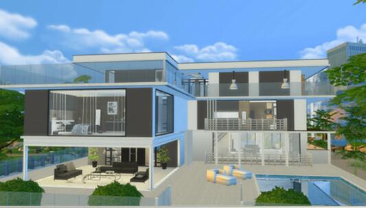 模拟人生4现代透明别墅MOD下载(大量透明玻璃设计) v1.0 免费版 - 数码资源网