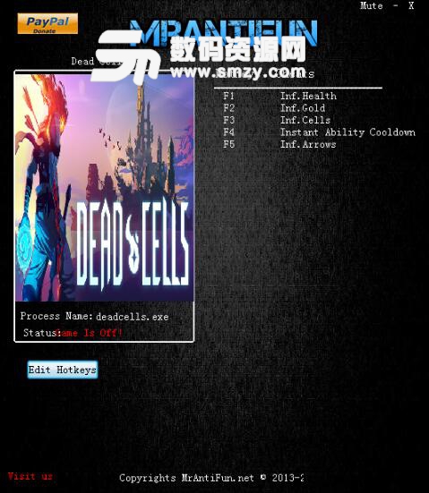 死亡细胞五项修改器下载(无限技能cd细胞) v10