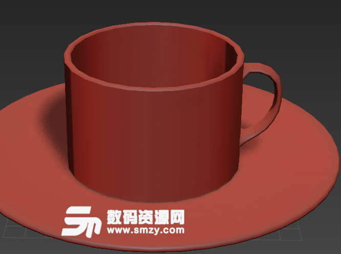 白色咖啡杯3dmax杯具模型下载