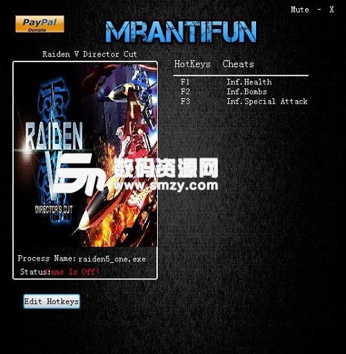 雷电5导演剪辑版三项修改器下载(无限生命) v1