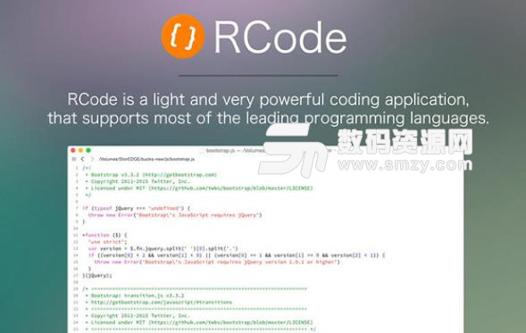 RCode Mac版下载(代码编辑器) v2.8 免费版 - 数