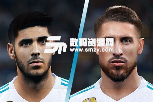 实况足球2018皇马阿森西奥拉莫斯面部补丁(实