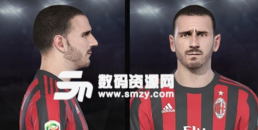 实况足球2018AC米兰中卫博努奇面部补丁下载