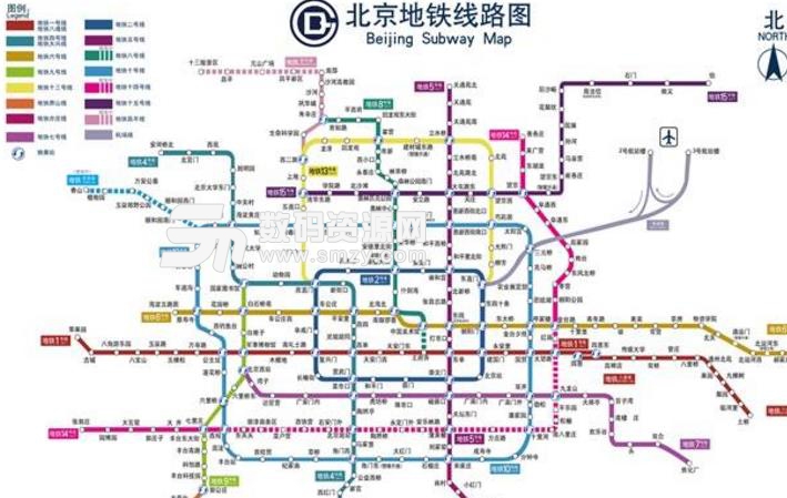 北京地铁图高清大图版