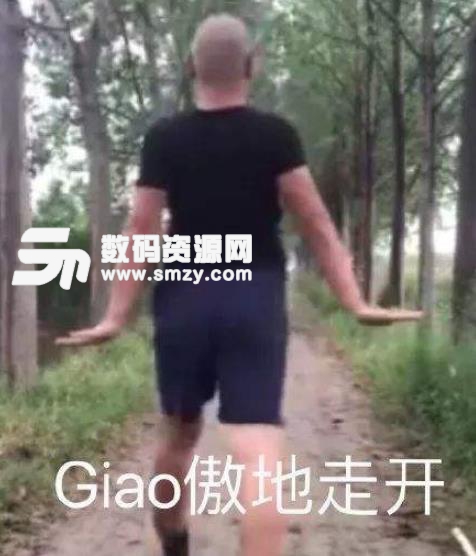 中国新说唱快手giao哥表情包(giao傲的走开) 免费版