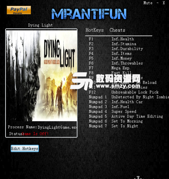 消逝的光芒信徒十九项修改器下载