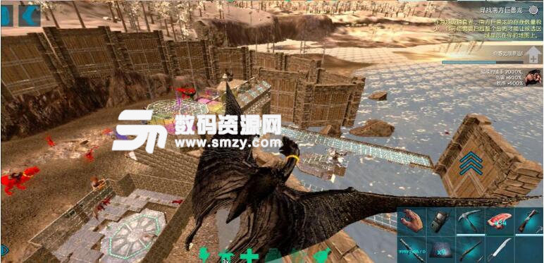 方舟生存进化手游豪华海景别墅存档特色