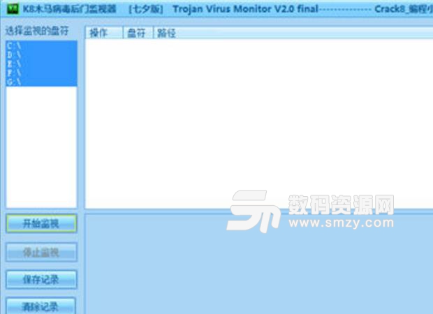 k8木马病毒后门监视器最新版(监视捆绑系统功能) v2.0 绿色免费版