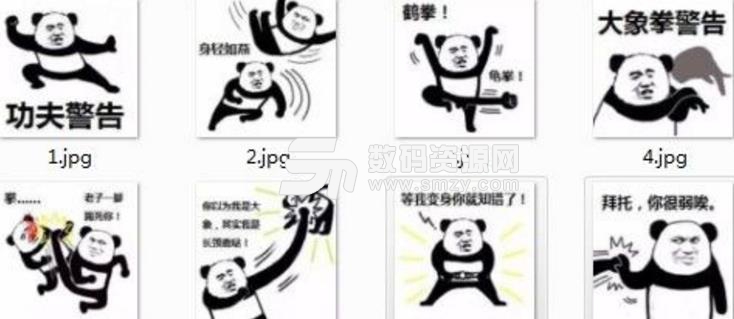 功夫警告表情包最新版下载高清无水印版- 数码资源网