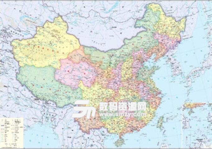 手机怎么看高清版中国地图全图可放大的版本