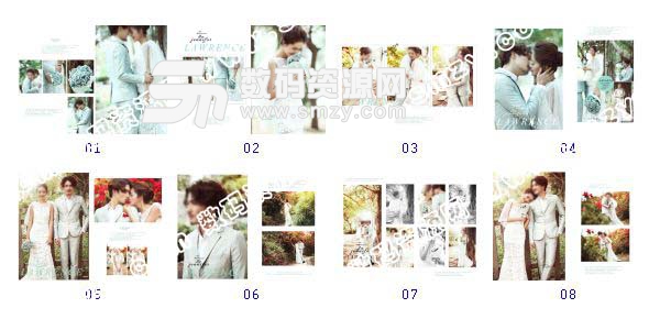 婚纱照设计模板