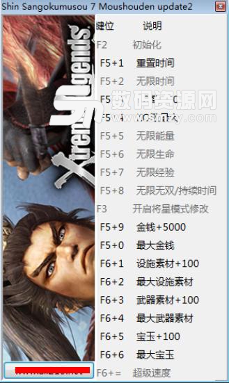 真三国无双7猛将传十七项修改器游侠版下载