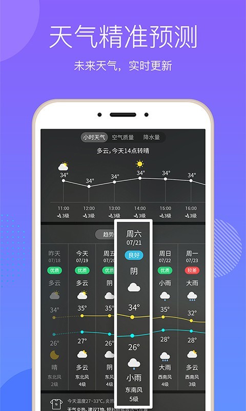 口袋天气 截图2